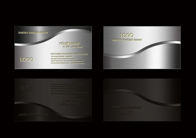 黑白交織，盡顯風(fēng)范 高端商務(wù)家具名片模板設(shè)計(jì)